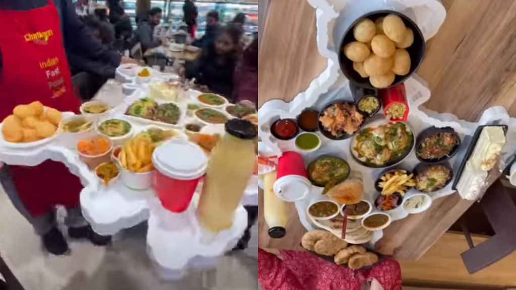 ભારતના નકશા જેવી પ્લેટ ઓસ્ટ્રેલિયામાં વાયરલ થઈ; નેટીઝન્સે કહ્યું, ‘ફ્રાઈસ… ऑस्ट्रेलिया में भारत के नक्शे जैसी थाली वायरल; नेटिज़न्स ने कहा, 'फ्राइज़...