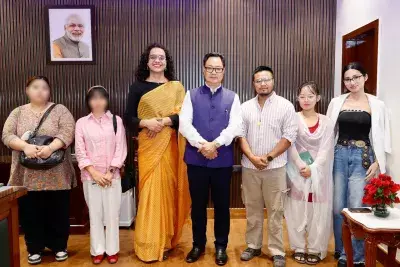 ઉત્તર-પૂર્વના પ્રતિનિધિમંડળે કિરેન રિજિજુને ટ્રાન્સ બિલ અંગે ચિંતા વ્યક્ત કરી… पूर्वोत्तर प्रतिनिधिमंडल ने किरेन रिजिजू को ट्रांस बिल से जुड़ी चिंताओं...