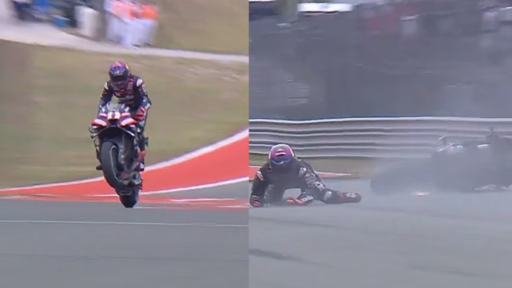 जॉर्ज मार्टिन ने ऑस्टिन में रोमांचक MotoGP स्प्रिंट जीता, लेकिन जश्न के दौरान...