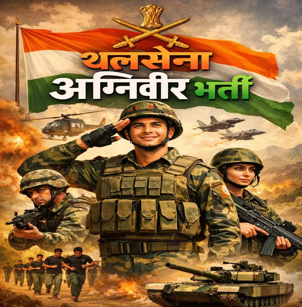 આર્મી અગ્નિવીર ભરતી માટે અરજી કરવાની છેલ્લી તારીખ 1લી એપ્રિલ છે, ઓનલાઈન અરજી કરો… थलसेना अग्निवीर भर्ती के लिए आवेदन की अंतिम तिथि 1 अप्रैल, ऑनलाइन करें...