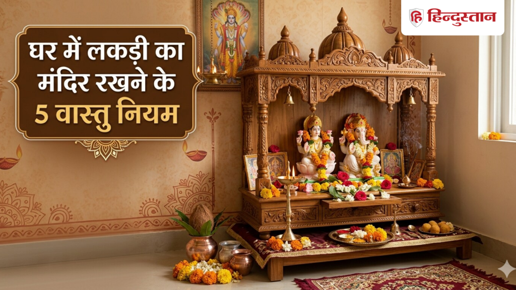 Vastu Shastra: घर में बना रहे हैं लकड़ी का मंदिर, तो वास्तु के इन 5 नियमों का रखें...