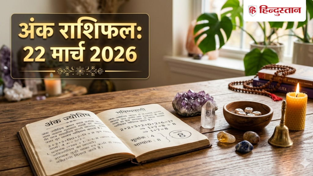 Aaj Ka Ank Jyotish 22 March 2026: कैसा रहेगा मूलांक 1 से लेकर 9 के लिए आज का दिन? पढ़ें अंक राशिफल