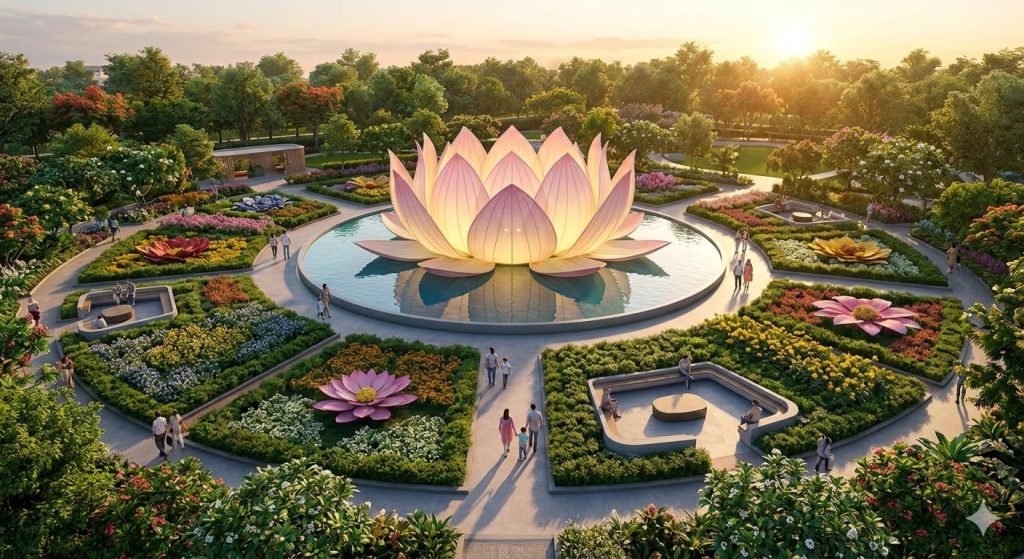 સાઉથ બોપલમાં 128 કરોડના ખર્ચે ભવ્ય લોટસ ગાર્ડન ડેવલપ કરવામાં આવશે