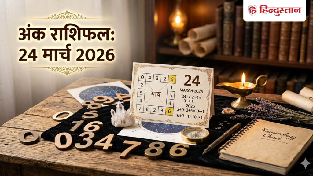 Aaj Ka Ank Jyotish 24 March 2026: मूलांक 1 से 9 के लिए कैसा रहेगा आज का दिन ? पढ़ें अंक राशिफल
