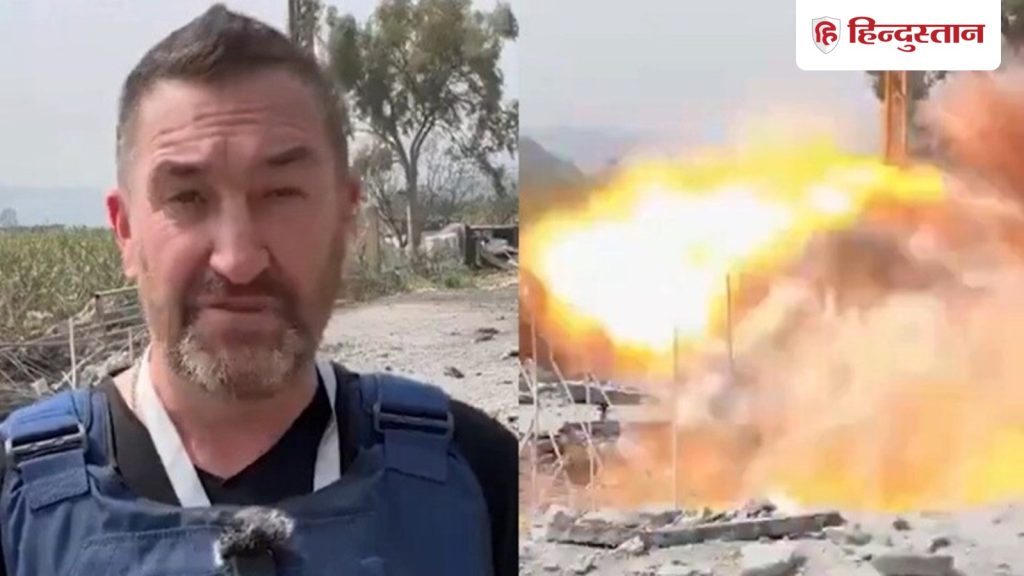 कैमरे पर लाइव रिपोर्टिंग कर रहा था पत्रकार, तभी इजरायल ने दाग दी मिसाइल;...