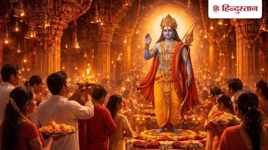 રામ નવમી 2026: રામ નવમી પર ભગવાન શ્રી રામના આ શક્તિશાળી મંત્રો વાંચો, તમારા… Ram Navami 2026: रामनवमी पर पढ़ें भगवान श्रीराम के ये शक्तिशाली मंत्र, बढ़ेगी...