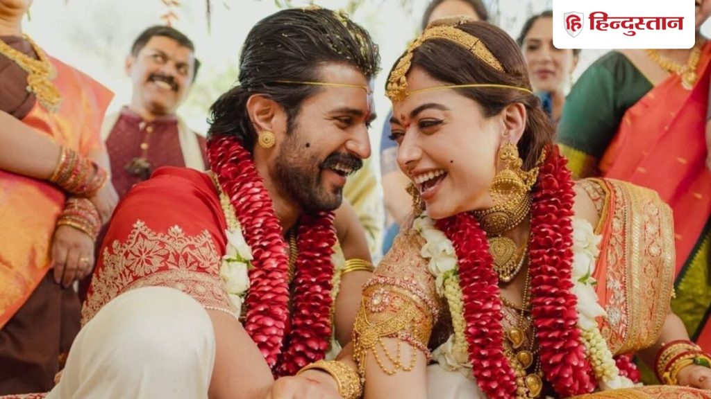 विजय और रश्मिका ने तिरुपति में लिया आशीर्वाद, नई दुल्हन के चेहरे की चमक को...