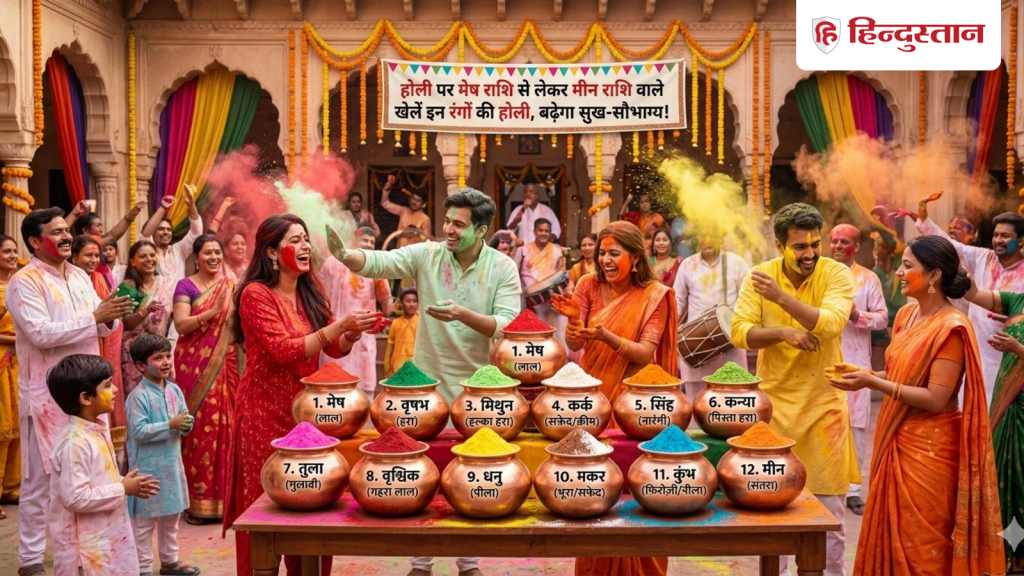 Holi: होली पर मेष राशि से लेकर मीन राशि वाले खेलें इन रंगों की होली, बढ़ेगा...