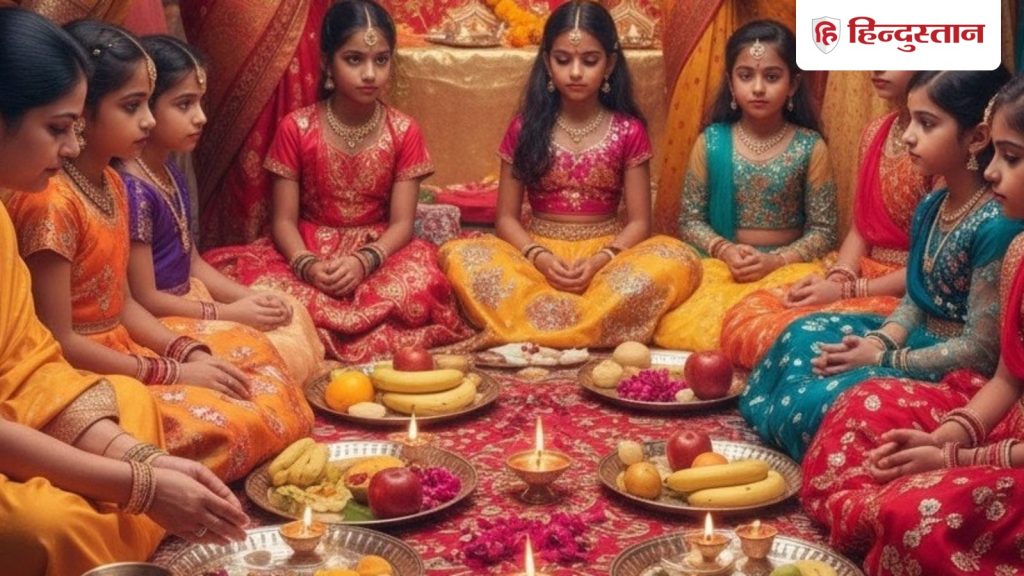 અષ્ટમી નવમી કન્યા પૂજન: બે વર્ષની બાળકી માતા કુંવારીનું સ્વરૂપ, વાંચો છોકરીની ઉંમર કેટલી… Ashtami Navami Kanya pujan: दो वर्ष की कन्या मां कुंआरी का स्वरूप, पढ़ें कितनी आयु की कन्या...