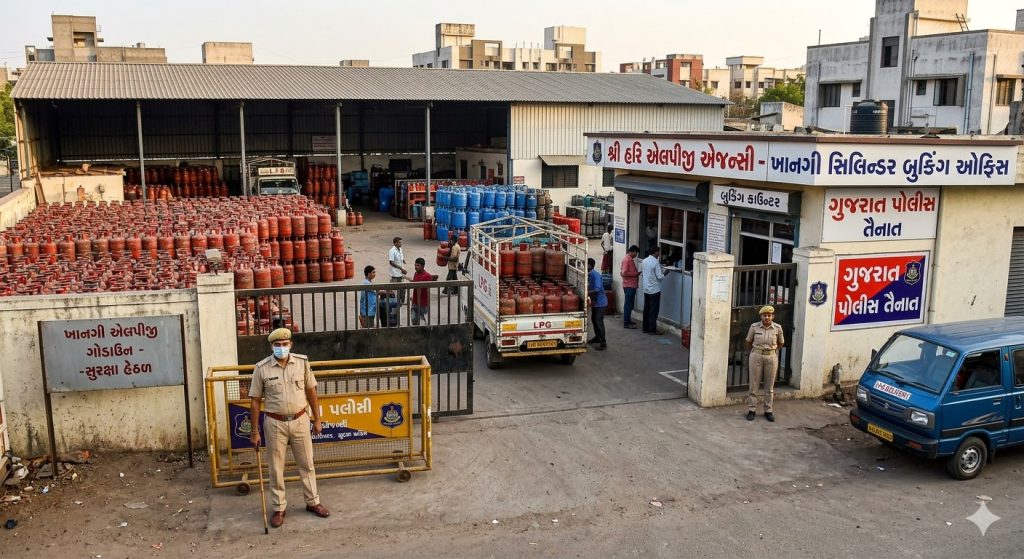 LPG સિલિન્ડરના ગોડાઉન પર પોલીસ રહેશે તૈનાત