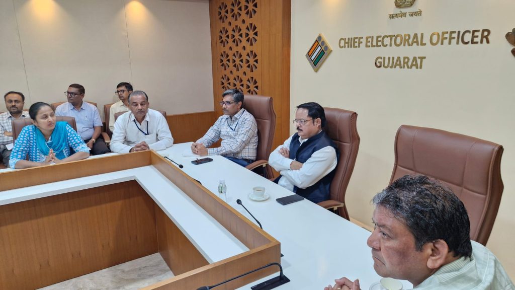 રાજ્યના મુખ્ય નિર્વાચન અધિકારી તરીકે સંદીપ સાગલેએ ચાર્જ સંભાળ્યો