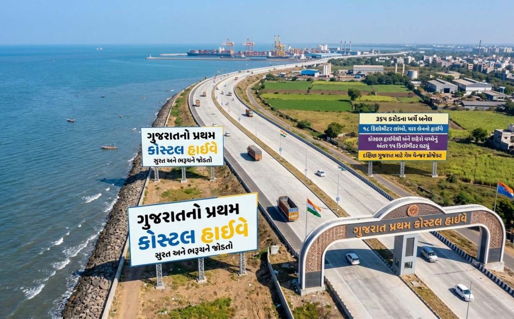 સુરતથી ભરૂચ વચ્ચેનું ૧૫ કિલોમીટરનું અંતર ઘટશે