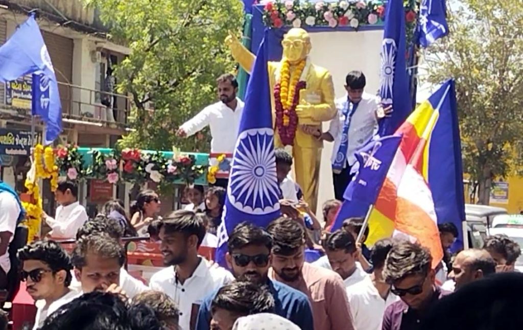 ખેડબ્રહ્મા શહેરમાં બાબાસાહેબ આંબેડકરની ૧૩૫મી જયંતીની ભવ્ય ઉજવણી કરાઈ