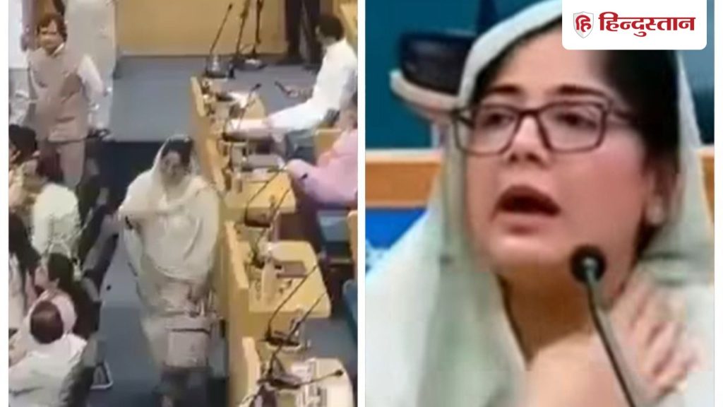 इंदौर में कांग्रेस पार्षद फौजिया शेख का वंदे मातरम् गाने से इनकार, हंगामा- VIDEO