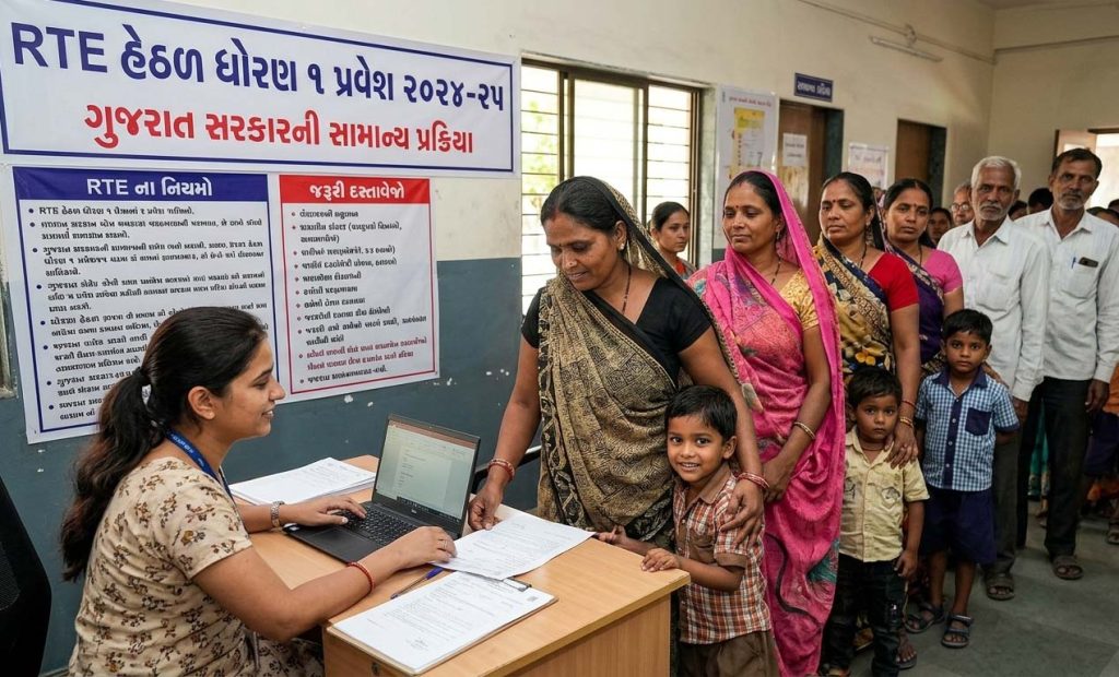 જામનગર જિલ્લામાં RTE હેઠળ ભરાયેલ ૭૨૨૭માંથી ૨૪૭૩ ફોર્મ નામંજૂર