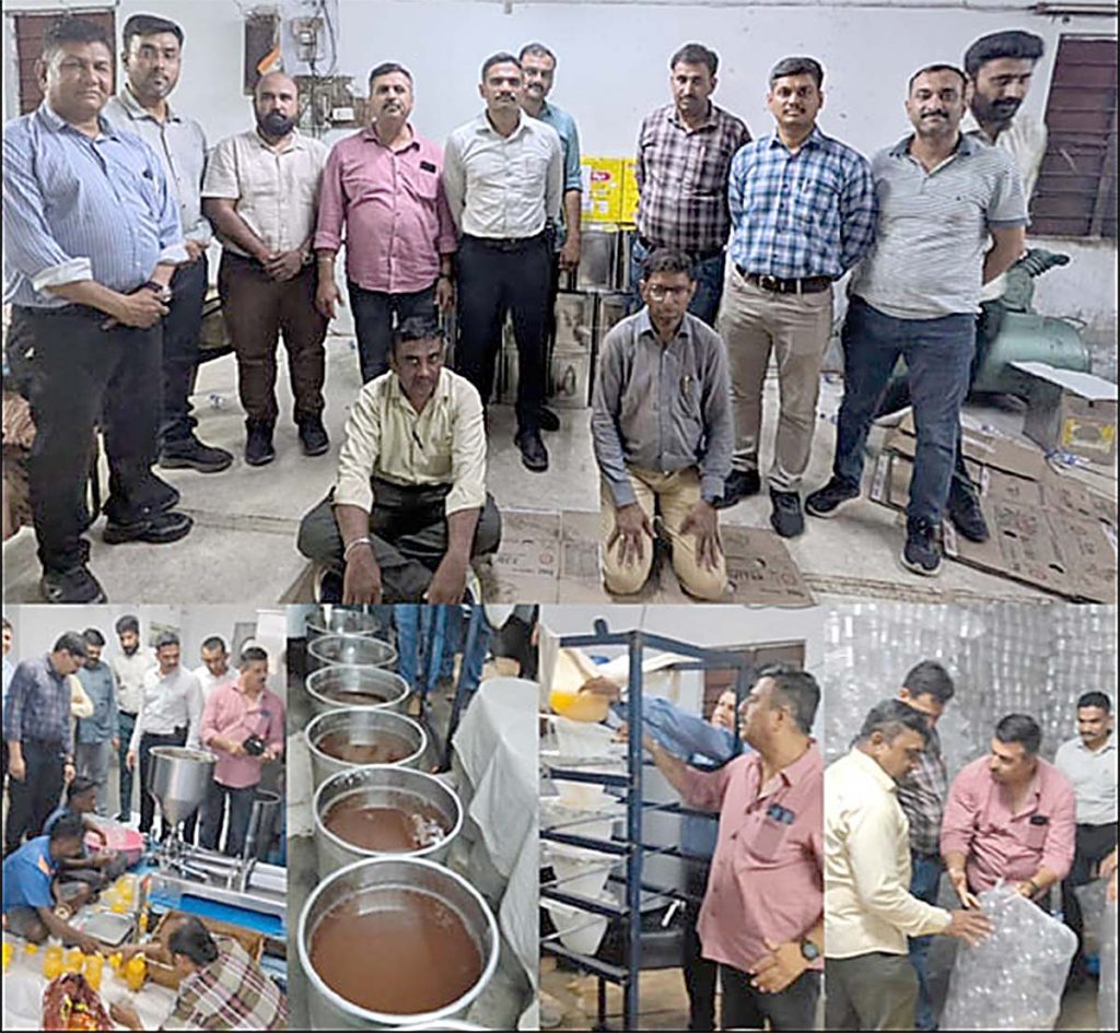 સચિન GIDC વિસ્તારમાં ચાલતી ડુપ્લીકેટ ઘી બનાવવાની ફેક્ટરી પર દરોડો