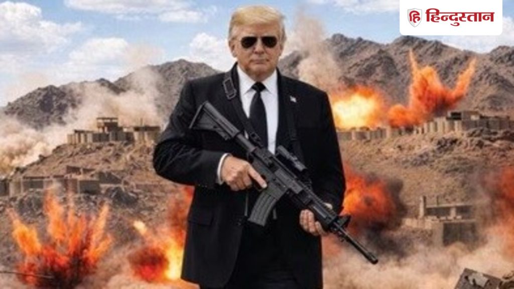 हाथ में राइफल लेकर धमकाने लगे डोनाल्ड ट्रंप, बोले- बहुत बन गया अच्छा आदमी