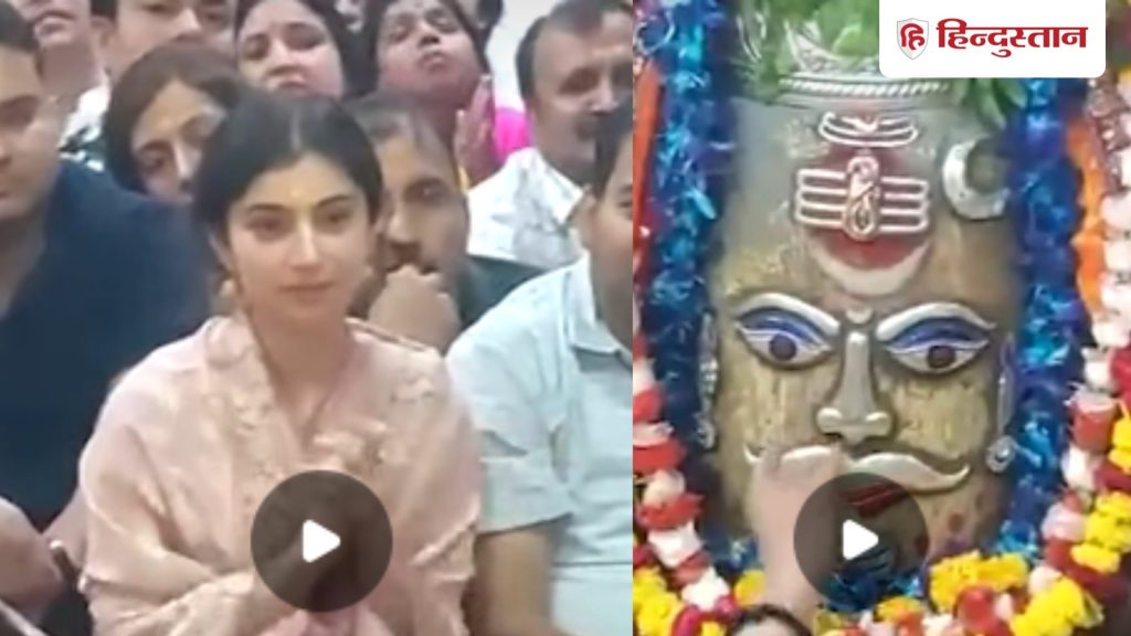 धुरंधर 2 की सक्सेस के बीच उज्जैन के महाकालेश्वर पहुंची सारा अर्जुन, भस्म...