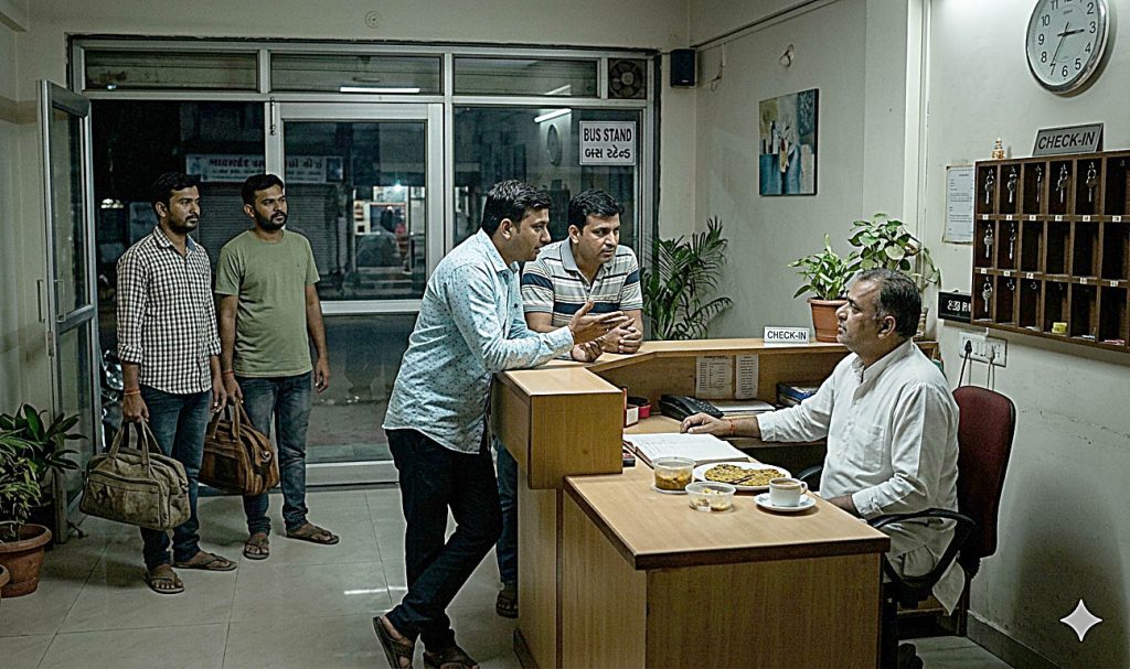 લૂંટારુઓએ છરી બતાવી હોટલ મેનેજરને કહ્યું, ‘અવાજ મત કરના વરના ચપ્પુ માર...