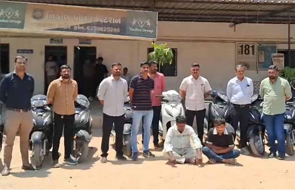હોન્ડાના ગોડાઉનમાંથી 31 એક્ટિવા ચોરી: ચોરી કરનાર ગેંગ ઝડપાઈ