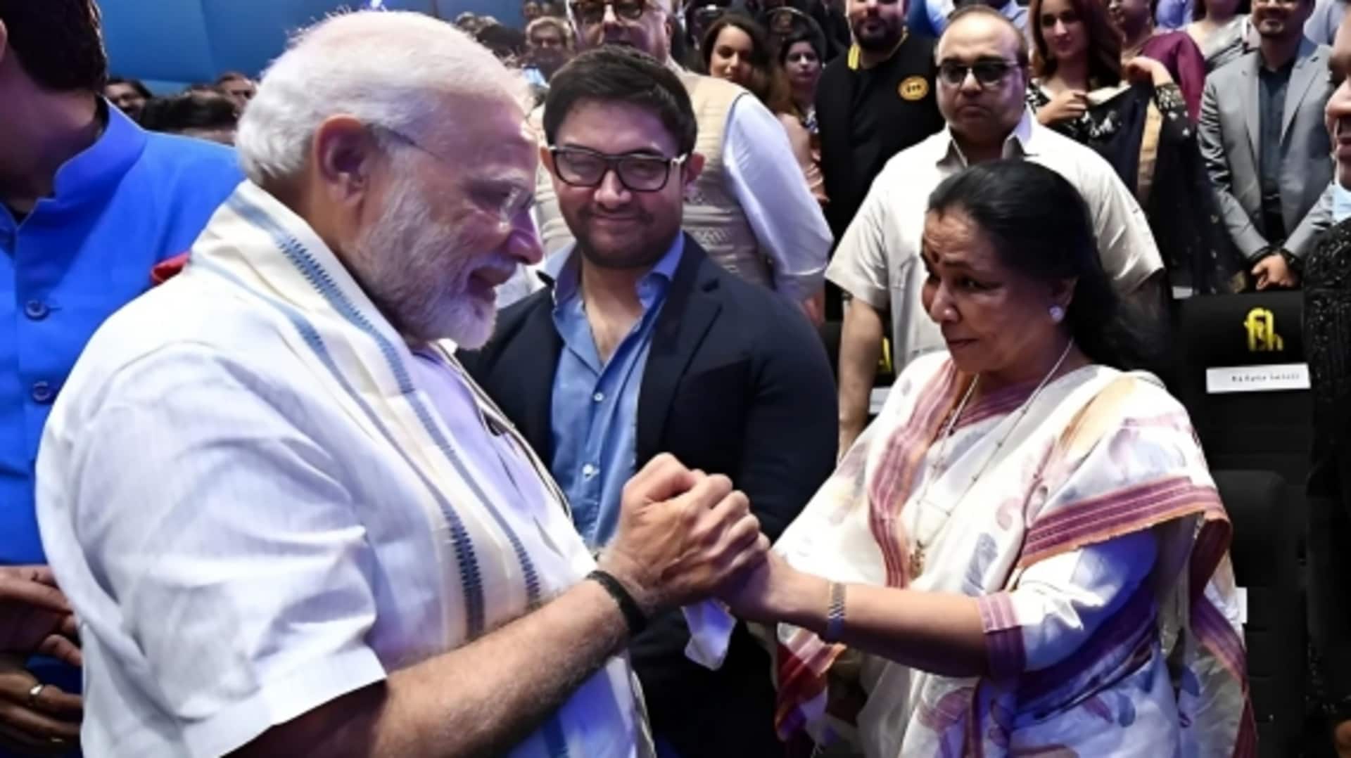 આશા ભોંસલેના નિધન પર વડાપ્રધાન નરેન્દ્ર મોદી થયા ભાવુક - તેમની સાથેની વાતચીત હંમેશા યાદ રહેશે.