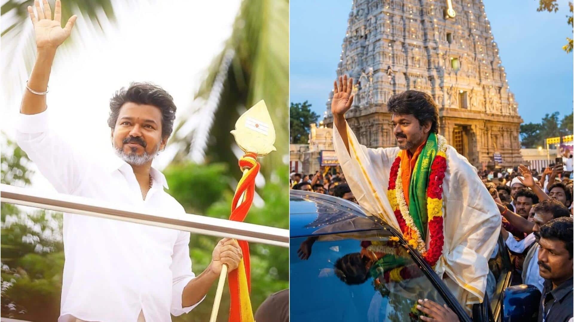 થાલપતિ વિજય ભગવાન તિરુચેન્દુર મુરુગનના આશ્રયમાં પહોંચ્યા, મંદિરમાંથી સામે આવ્યો વીડિયો.