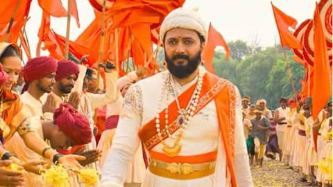 'રાજા શિવાજી'નું પહેલું ગીત રિલીઝ, રિતેશ દેશમુખ છત્રપતિના લૂકમાં લાગી રહ્યો છે શાનદાર