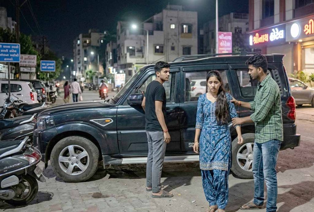 યુવતીને ધમકાવી કારમાં બેસાડી તેનું અપહરણ કરીને બે મિત્રો તેને એક હોટલમાં… યુવતીને ધમકાવી કારમાં બેસાડી તેનું અપહરણ કરીને બે મિત્રો તેને એક હોટલમાં...