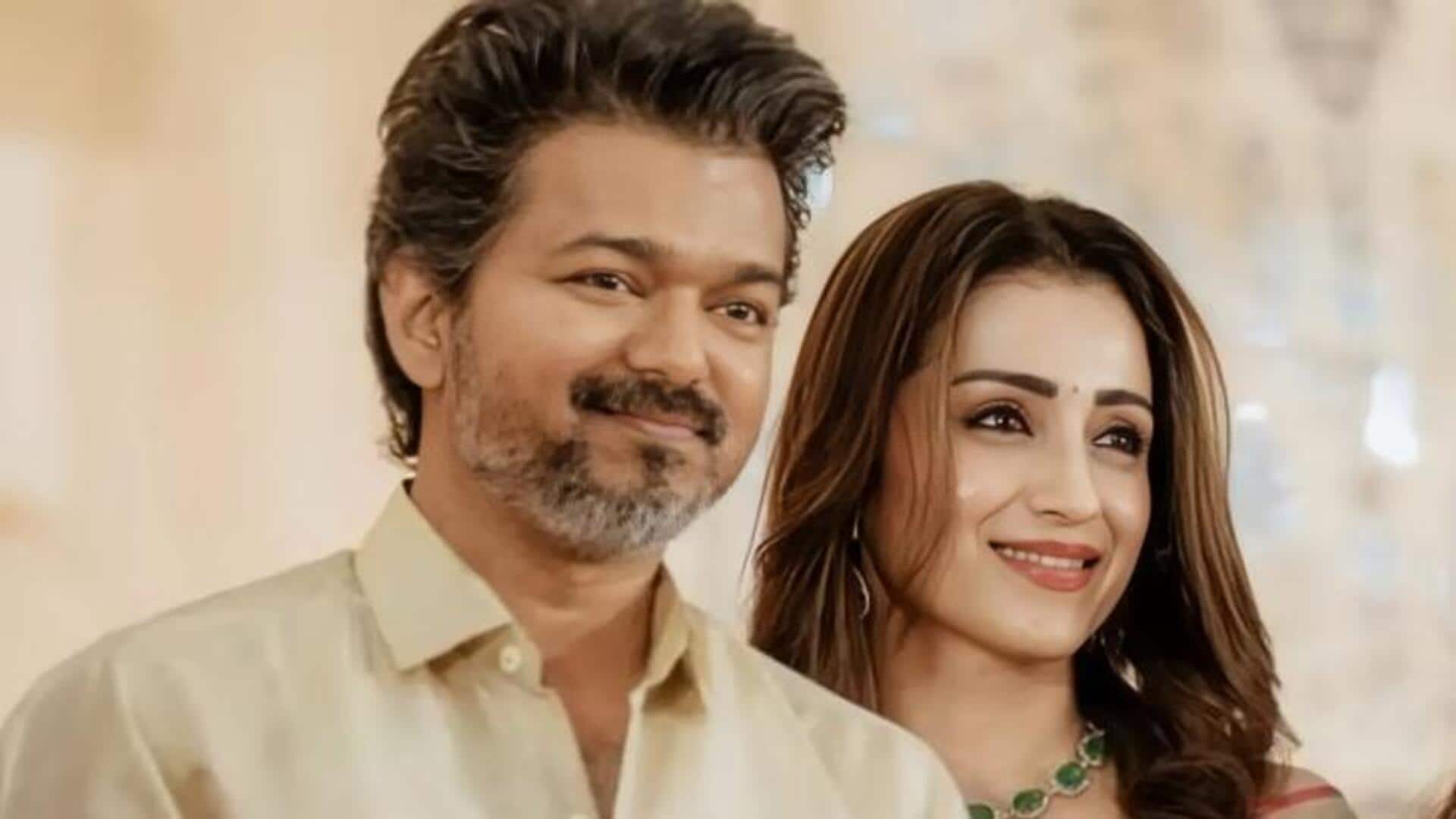 વિજયને જોઈને ત્રિશા કૃષ્ણન વિજયની નજીક આવી? સુચિત્રાએ અભિનેત્રીને 'પરજીવી' કહી