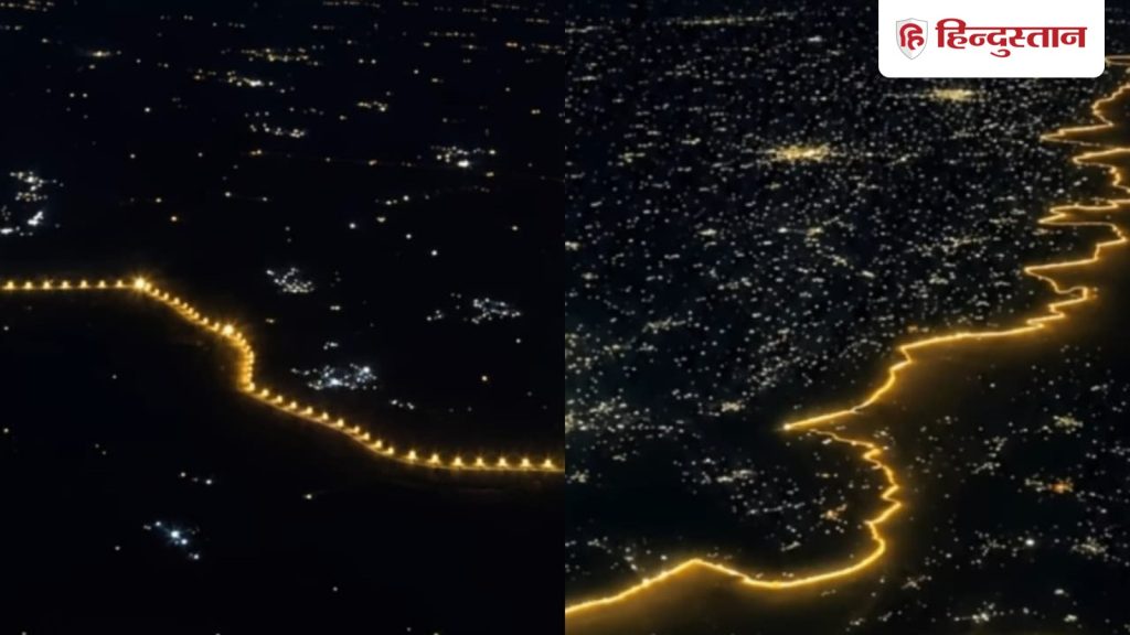 आसमान से कैसा दिखता है भारत-पाकिस्तान बॉर्डर? पायलट ने फ्लाइट से दिखाया...