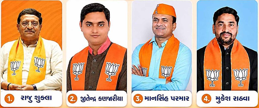 ગુજરાત ભાજપે આ વખતે રાજ્યસભા માટે બ્રાહ્મણ, આદિવાસી, રાજપૂત અને OBC...