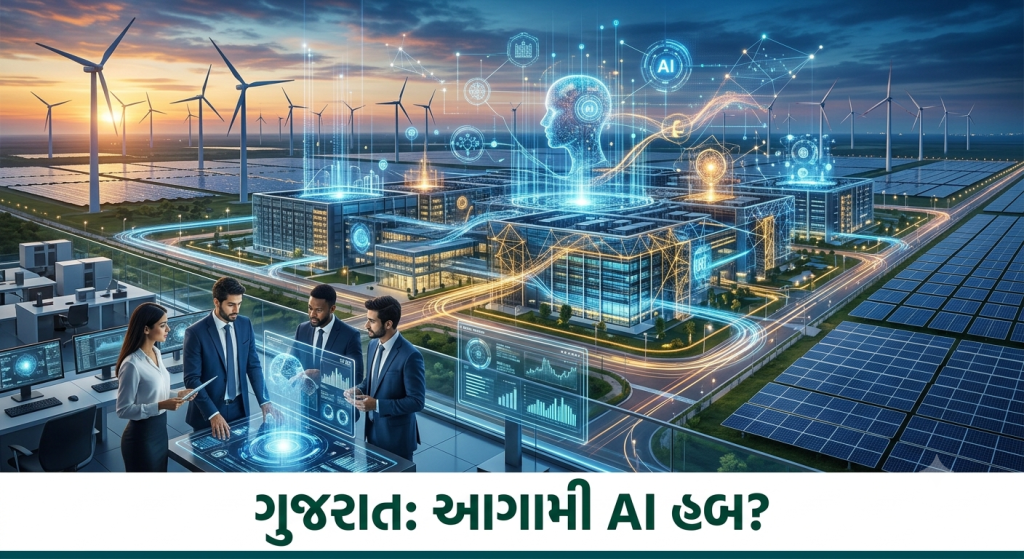 Gujarat AI Hub: ગુજરાત ભારતનું AI હબ બનશે? – તક vs પડકાર – Newz… Gujarat AI Hub: ગુજરાત ભારતનું AI હબ બનશે? - તક vs પડકાર - Newz...