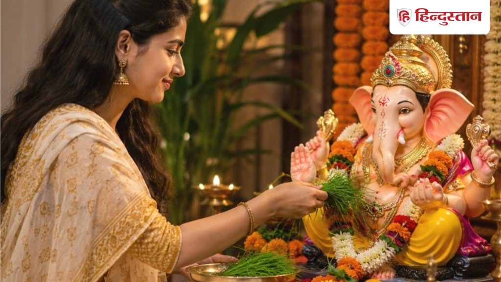 गणेश जी को 21 दूर्वा चढ़ाने का रहस्य जानते हैं आप? कल प्रद्युम्न चतुर्थी 2026 पर...