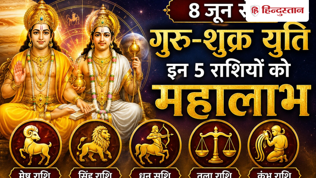 आज से गुरु-शुक्र का दुर्लभ संयोग, 4 जुलाई तक मिथुन समेत इन 5 राशियों का बदलेगा...