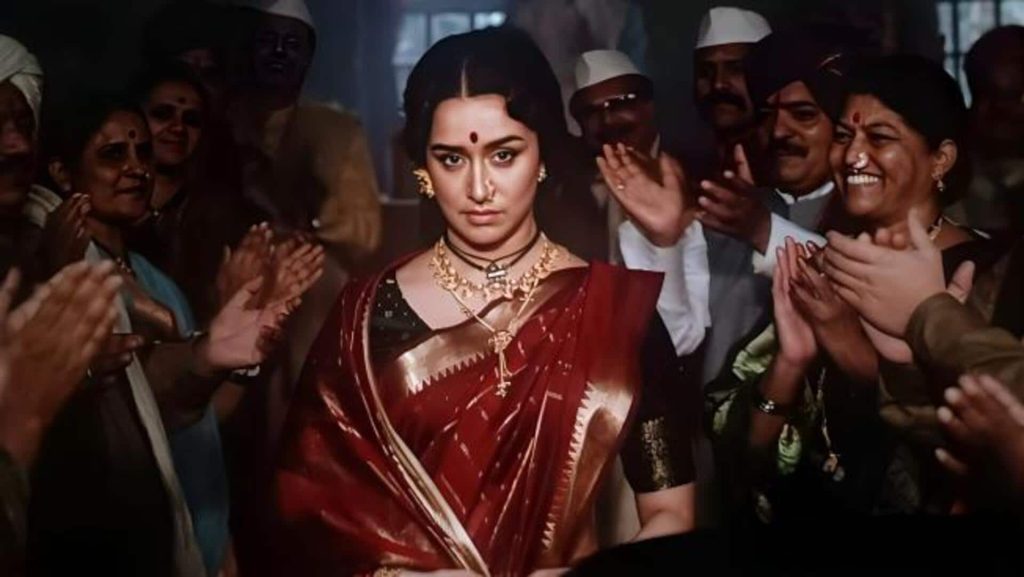 ‘ઈથા’ ટીઝર: શ્રદ્ધા કપૂરનો વિઠાબાઈ નારાયણગાંવકર તરીકેનો ધમાકો, પહેલીવાર… 'ईथा' टीजर: विठाबाई नारायणगांवकर के रूप में श्रद्धा कपूर का धमाका, पहली बार दिखा ये रूप