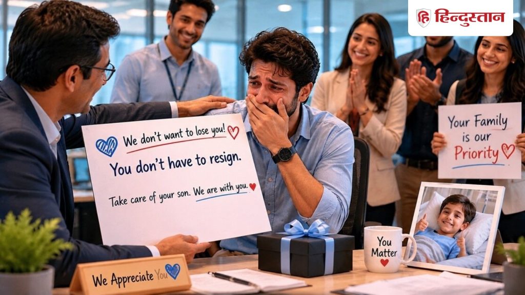बेटे की तबीयत खराब होने पर पिता ने दिया इस्तीफा, कंपनी ने जो किया उसे सुनकर...