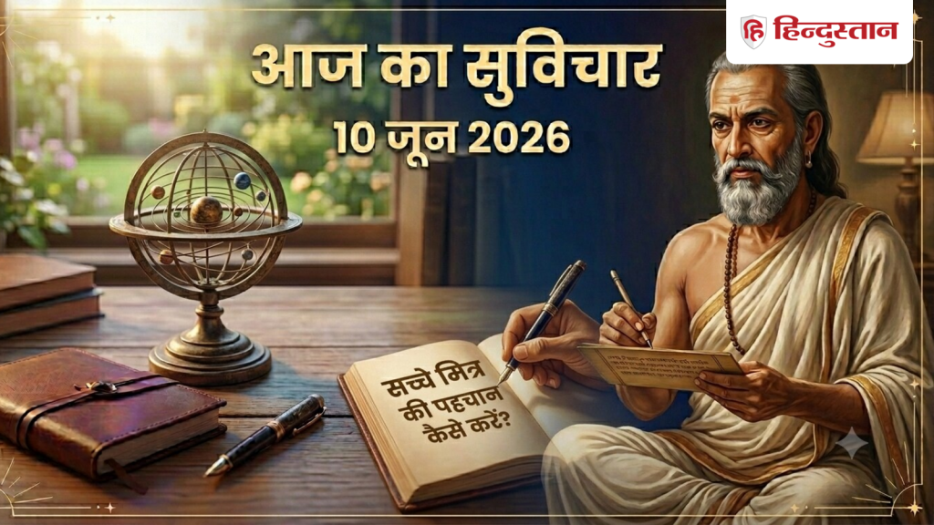 આજના અવતરણ: આ 6 સંજોગોમાં સાચા મિત્રને ઓળખી શકાય છે, આચાર્ય વાંચો… Quote of the day: इन 6 परिस्थितियों में होती है सच्चे मित्र की पहचान, पढ़ें आचार्य...