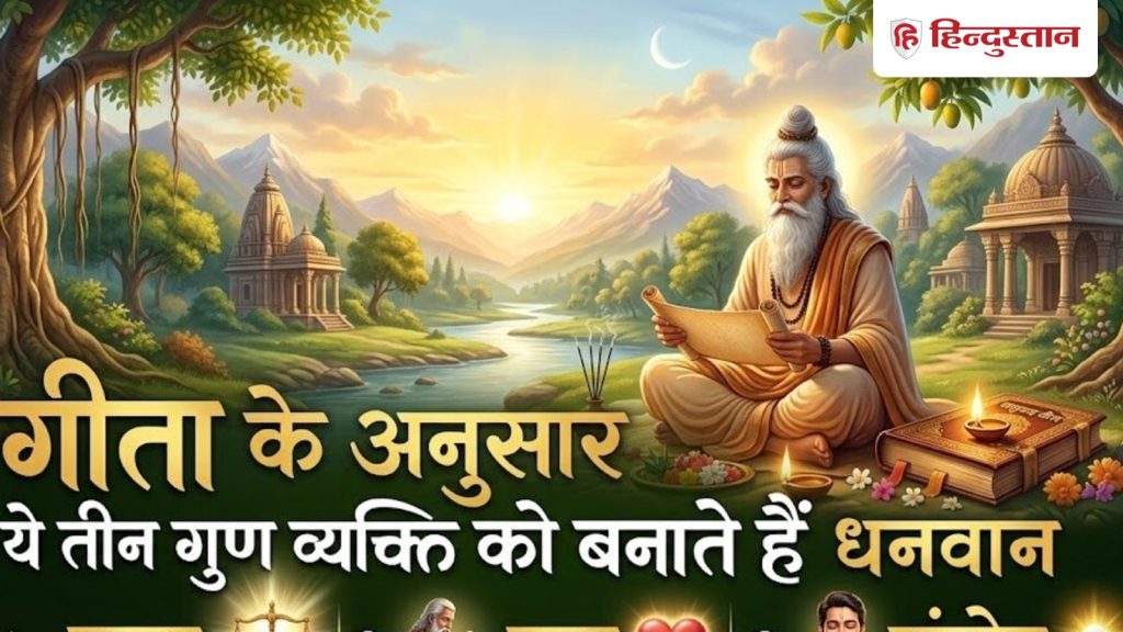 Quote of The Day: गीता के अनुसार, पैसा नहीं बल्कि ये 3 गुण व्यक्ति को बनाते हैं धनवान