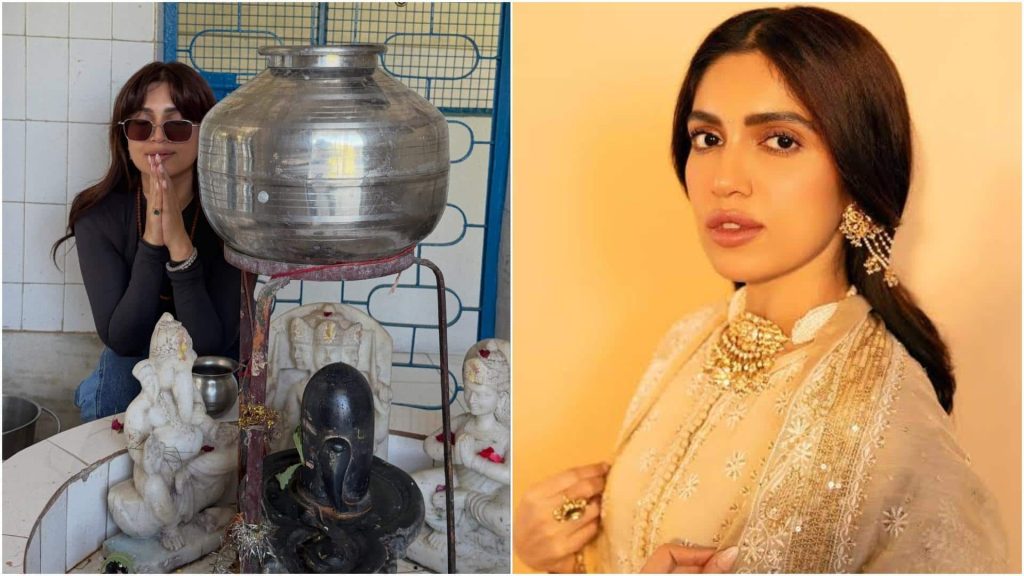 काला चश्मा पहनकर मंदिर पहुंची भूमि पेडनेकर तो भड़के लोग, पूछा- भक्ति है या फोटोशूट?