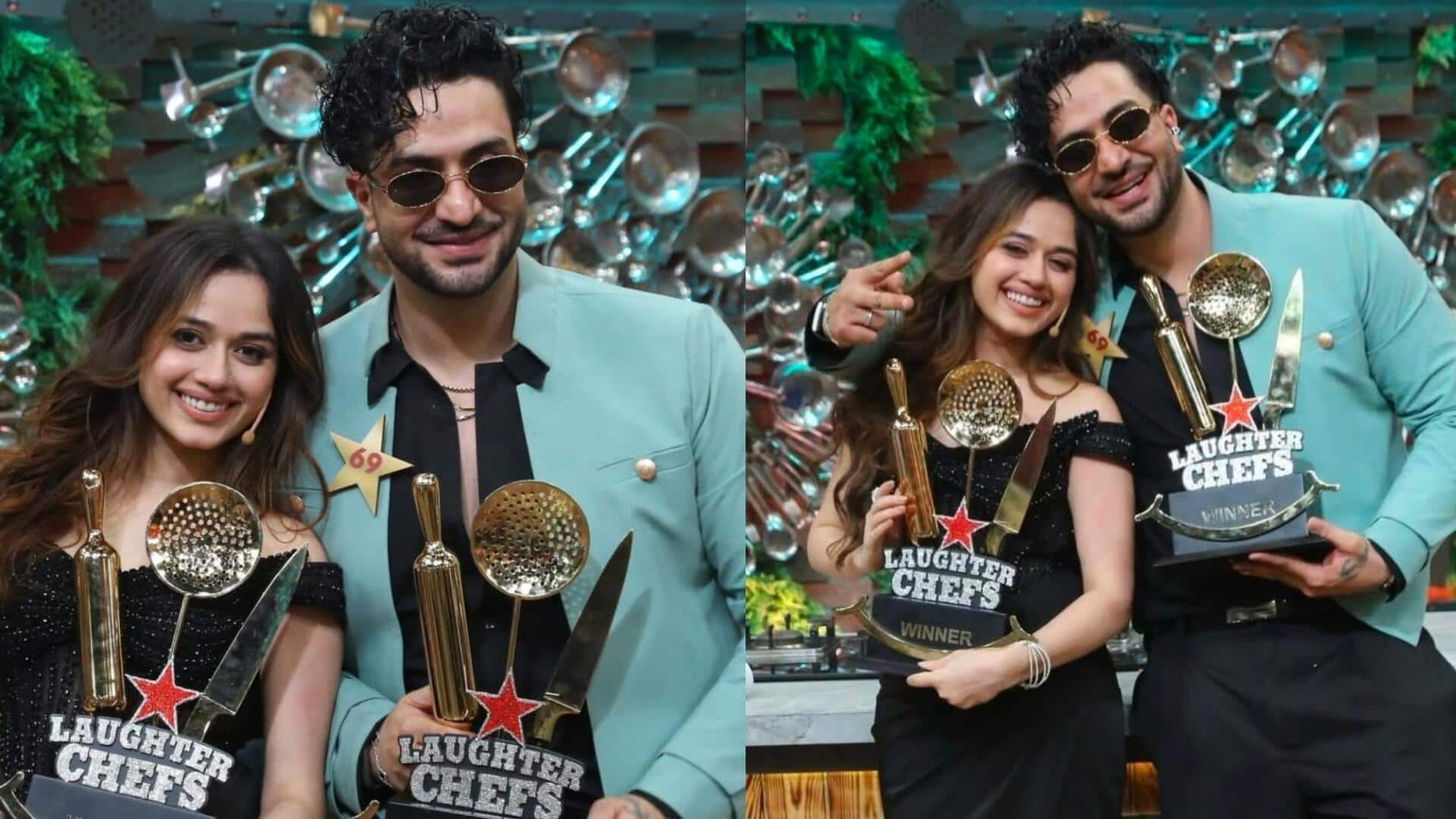 'લાફ્ટર શેફ્સ 3': અલી ગોની-જન્નત ઝુબેરે જીતી વિજેતાની ટ્રોફી, આ સ્ટાર્સને હરાવ્યા 'લાફ્ટર શેફ્સ 3': અલી ગોની-જન્નત ઝુબેરે જીતી વિજેતાની ટ્રોફી, આ સ્ટાર્સને હરાવ્યા