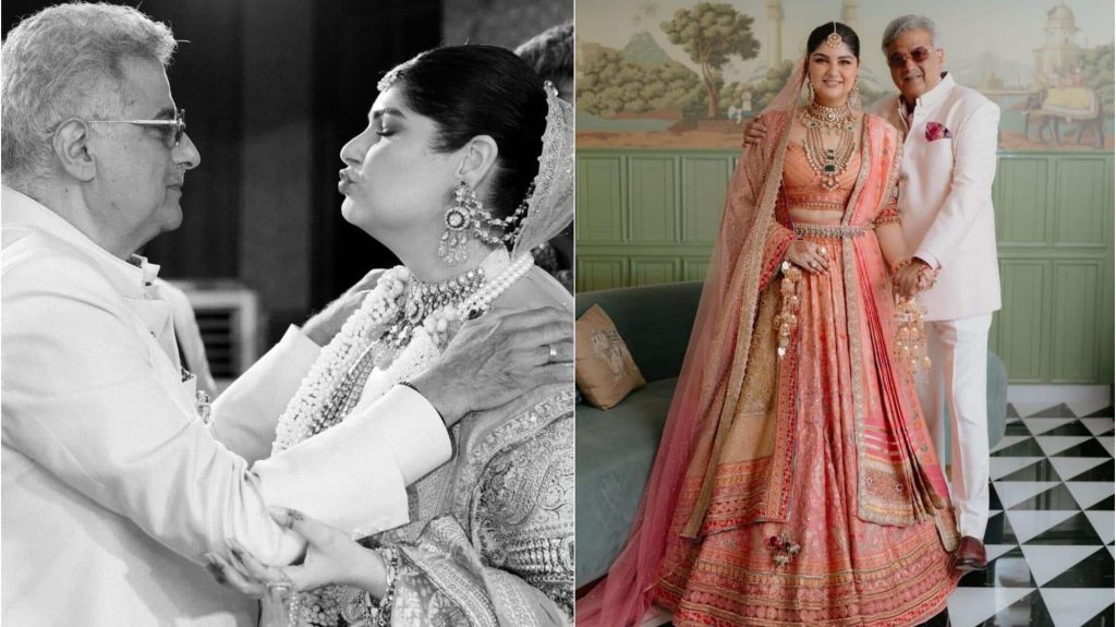 अंशुला के लिए पिता बोनी कपूर ने लिखा भावुक पोस्ट, शादी समारोह की दिखाई झलकियां 