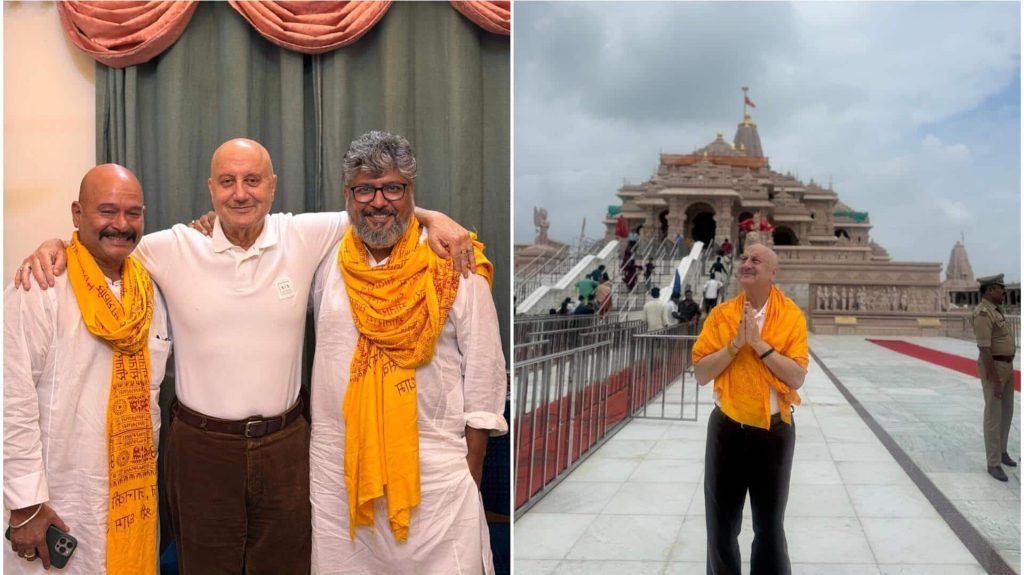 'श्रीराम भूमि' के पहले चरण की शूटिंग पूरी करके भावुक हुए अनुपम खेर, साझा किया पोस्ट