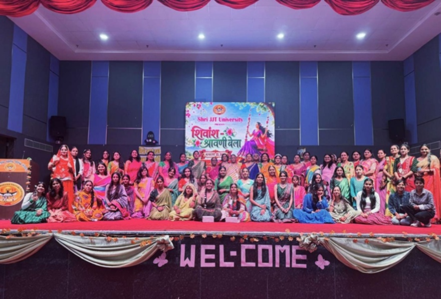 શ્રી જેજેટી યુનિવર્સિટી ખાતે શિવાંશ-શ્રવાણી બેલા 2026નું આયોજન: રાજસ્થાની લોક સંસ્કૃતિ અને… श्री जेजेटी विश्वविद्यालय में शिवांश–श्रावणी बेला 2026 का आयोजन : राजस्थानी लोक संस्कृति और...