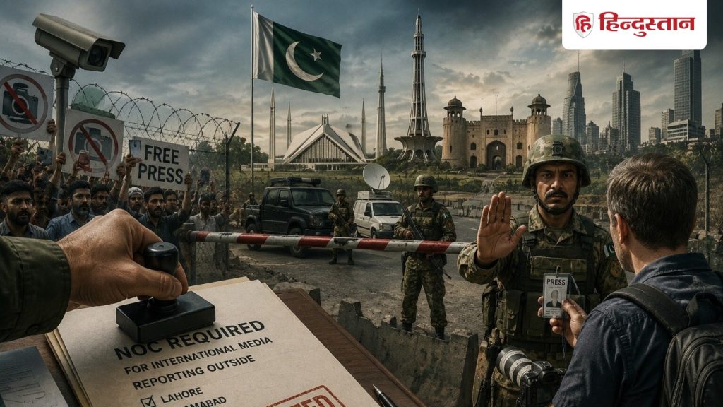 પાકિસ્તાનમાં ડરવાનું શું છે? સરકારે ‘પ્રતિબંધ’ સાથે વિદેશી મીડિયા પર તેની પકડ મજબૂત કરી… पाकिस्तान में किस बात का डर? सरकार ने विदेशी मीडिया पर कसा शिकंजा, 'बैन' से...
