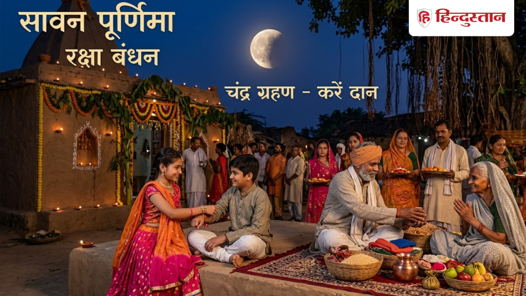 સાવન પૂર્ણિમાએ ચંદ્રગ્રહણ, રક્ષાબંધન પર 7 વસ્તુઓનું દાન કરો, તમને થશે આર્થિક લાભ सावन पूर्णिमा पर चंद्र ग्रहण, रक्षा बंधन पर करें 7 चीजों का दान, होगा धन लाभ