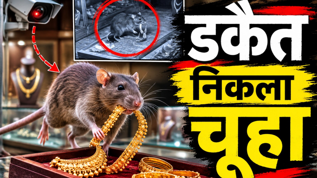 सोने का शौकीन चूहा! दुकान से पार कर दीं 10 अंगूठियां और 2 चेन, CCTV फुटेज ने खोला...