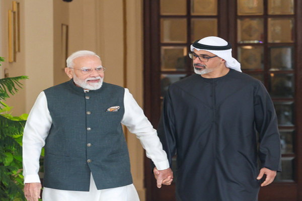 ભારત-UAE સંરક્ષણ, અવકાશ અને ટેકનોલોજી ક્ષેત્રે તેમના દ્વિપક્ષીય સંબંધોને વધુ મજબૂત કરવા… भारत-यूएई ने अपने द्विपक्षीय संबंधों को और मजबूत करने के लिए रक्षा, अंतरिक्ष और प्रौद्योगिकी...