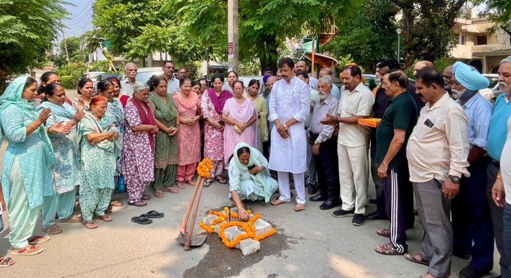 सेक्टर 45 डी ईडब्ल्यूएस मकानों की बदलेगी सूरत, संकरी गलियों में लगेंगे पावर ब्लॉक