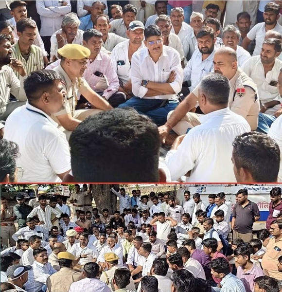 બાલેસર પોલીસ સ્ટેશનની બહાર વિરોધનો અંત આવ્યો, ત્રણેય યુવકોને શનિવારે સવારે મુક્ત કરવામાં આવ્યા बालेसर थाने के बाहर धरना समाप्त, शनिवार सुबह तीनों युवक रिहा