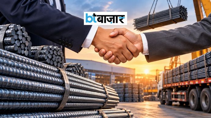 સ્ટીલ કંપનીએ MOU પર હસ્તાક્ષર કર્યા! 20,000 MT TMT બારની સંભવિત ખરીદી; ₹300 કરોડ સુધી… स्टील कंपनी ने साइन किया MOU! 20,000 MT TMT बार की संभावित खरीद; ₹300 करोड़ तक का...